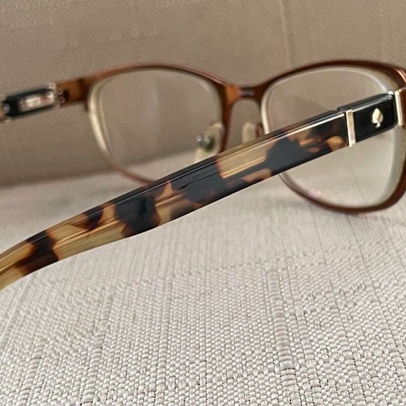 Kate Spade New York Women Eyeglasses Frame Brown Tone JAYLA Glasses Frame 52[]17 - Picture 3 of 12